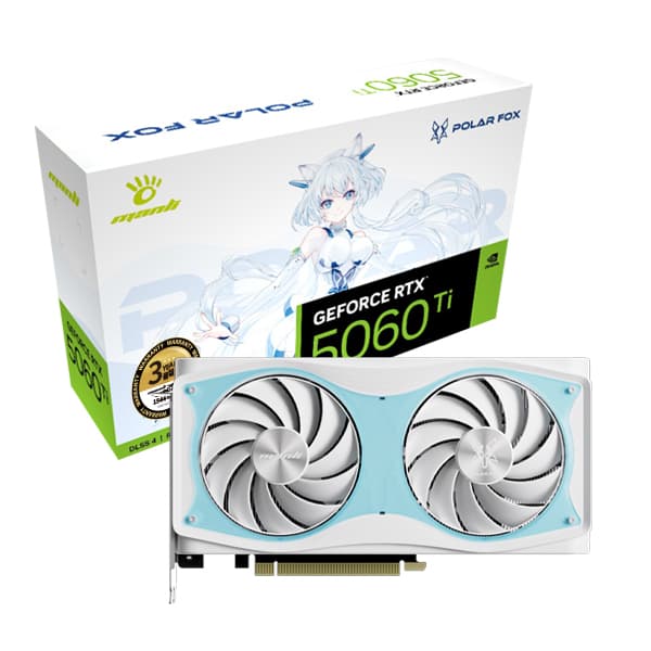 MANLI 지포스 RTX 5060 TI Polar Fox D7 OC 8GB 인텍앤컴퍼니