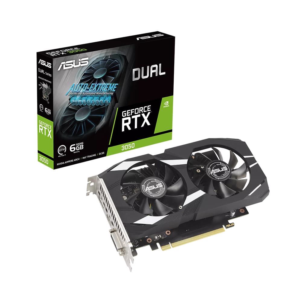 ASUS DUAL 지포스 RTX 3050 D6 6GB 인텍앤컴퍼니