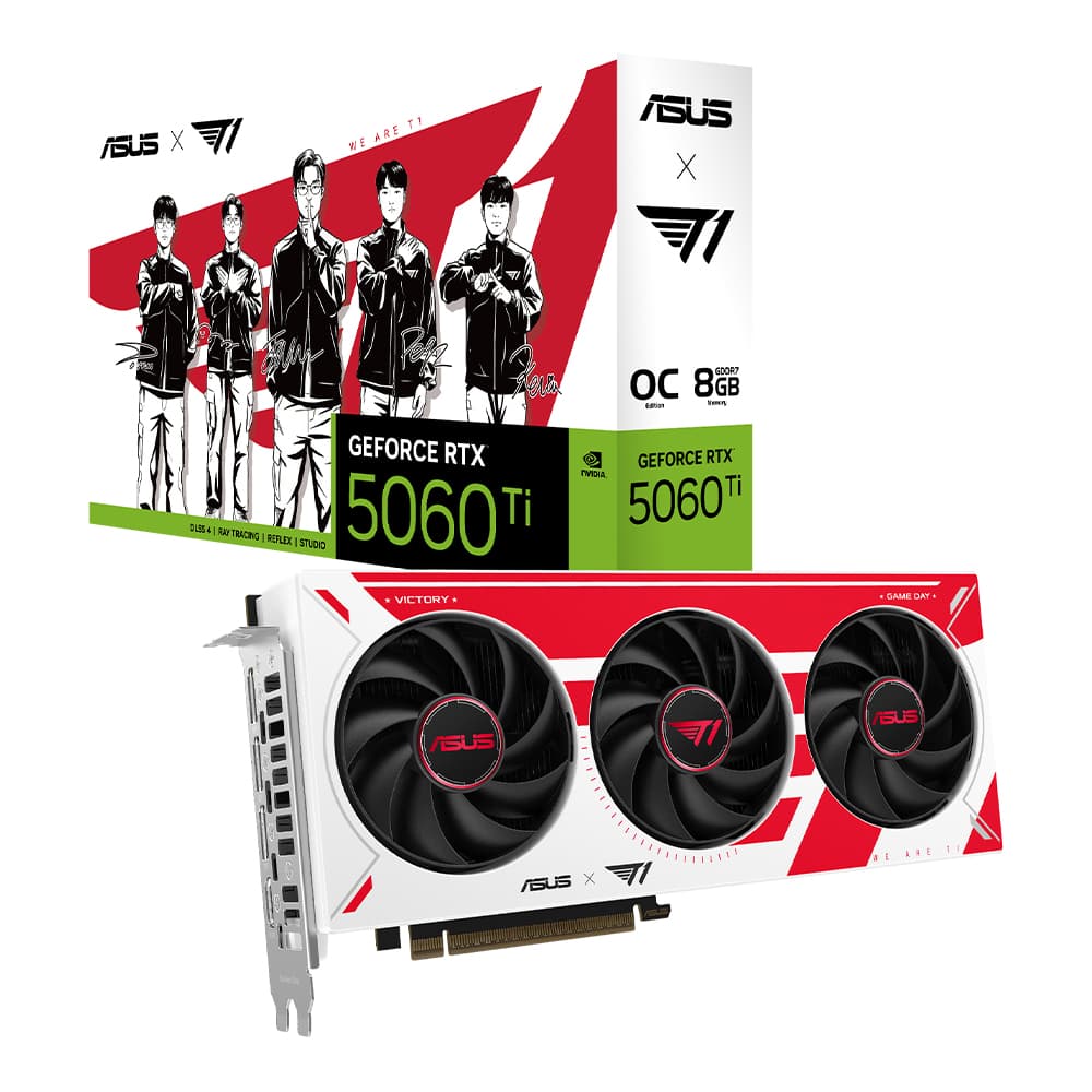 ASUS T1 지포스 RTX 5060TI GDDR7 8GB OC Edition 인텍앤컴퍼니
